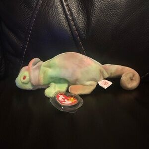 Rainbow Beanie Baby Chameleon 1997